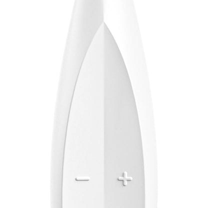 SATISFYER - VIBRATORE CON PUNTA TWIRLING FUN BIANCO - SATISFYER VIBRATOR | Lingerie Harness Boutique