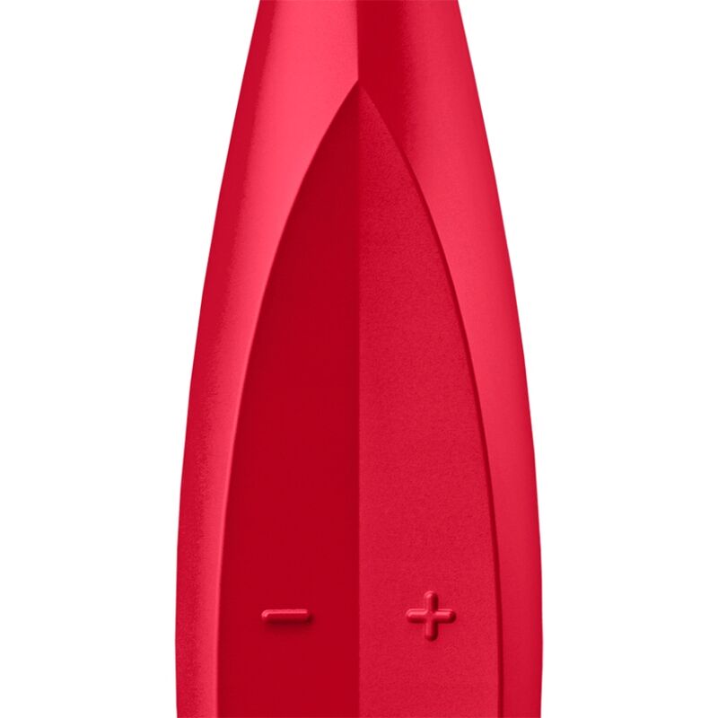 SATISFYER - VIBRATORE CON PUNTA TWIRLING FUN ROSSO - SATISFYER VIBRATOR | Lingerie Harness Boutique