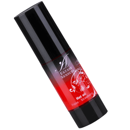 EXTASE SENSUAL - OLIO CALORE STIMOLANTE ALLA FRAGOLA 30 ML - EXTASE SENSUAL | Lingerie Harness Boutique