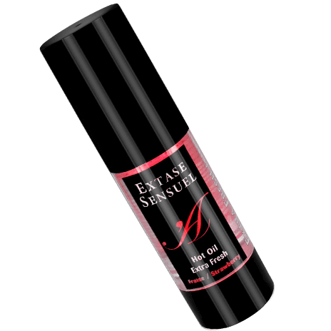 EXTASE SENSUAL - OLIO STIMOLANTE HEAT TRIP ALLA FRAGOLA 35 ML - EXTASE SENSUAL | Lingerie Harness Boutique