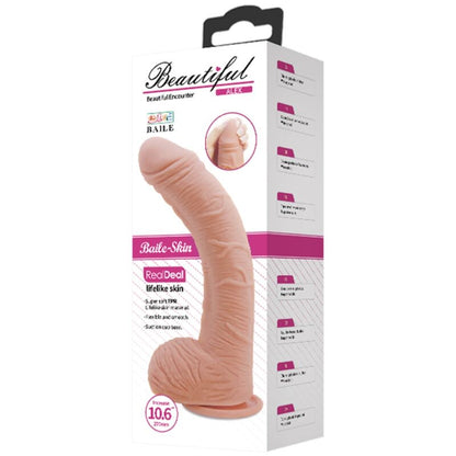 BAILE - DILDO REALISTICO IN PELLE ALEX 27 CM - BAILE DILDOS | Lingerie Harness Boutique