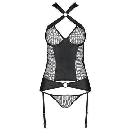 PASSION - AMANDA CORSETTO IN PELLE ECOLOGICA L/XL - PASSION WOMAN | Lingerie Harness Boutique
