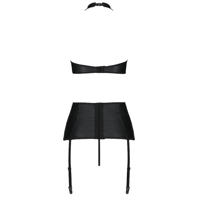 PASSION - SET NANCY PELLE ECOLOGICA L/XL - PASSION WOMAN SETS | Lingerie Harness Boutique