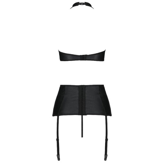 PASSION - SET NANCY PELLE ECOLOGICA L/XL - PASSION WOMAN SETS | Lingerie Harness Boutique