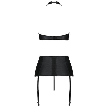 PASSION - SET NANCY PELLE ECOLOGICA L/XL - PASSION WOMAN SETS | Lingerie Harness Boutique