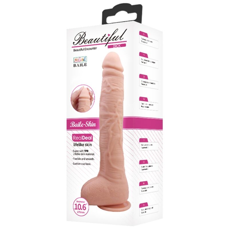 BAILE - DILDO REALISTICO FLESSIBILE - BAILE DILDOS | Lingerie Harness Boutique