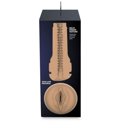 KIIROO - FEEL STROKER MASTURBATOR STIMULATOR - LIGHT BROWN 