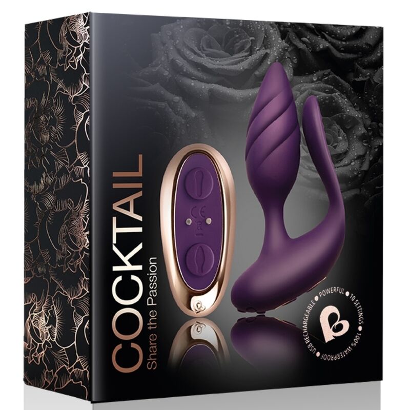 ROCKS-OFF - REMOTE CONTROL WITH COCKTAIL PLUG - LILAC