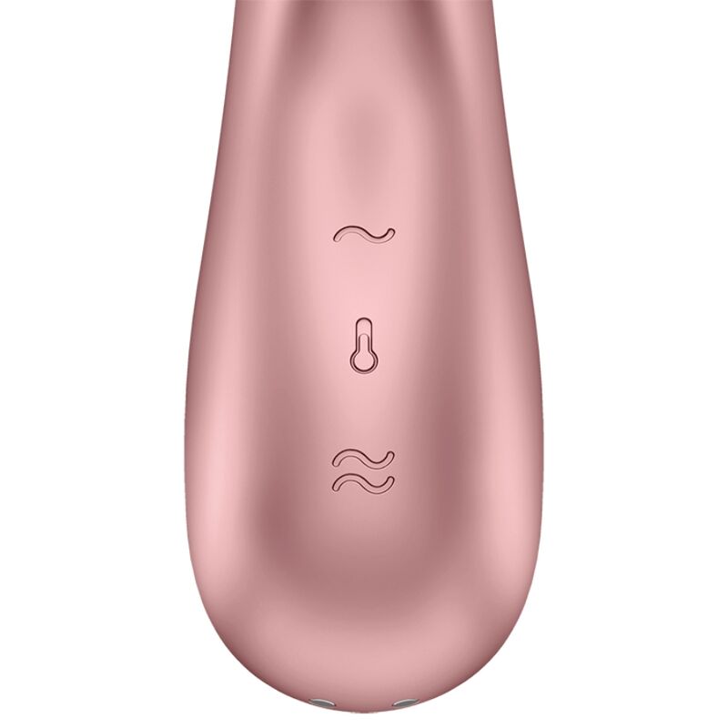 SATISFYER - VIBRATORE HOT LOVER ROSA & BEIGE - SATISFYER CONNECT | Lingerie Harness Boutique