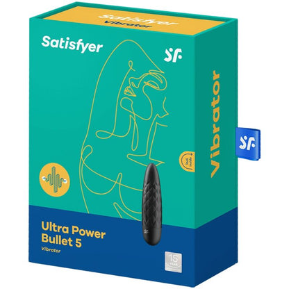 SATISFYER - BULLET ULTRA POWER 5 NERO - SATISFYER VIBRATOR | Lingerie Harness Boutique