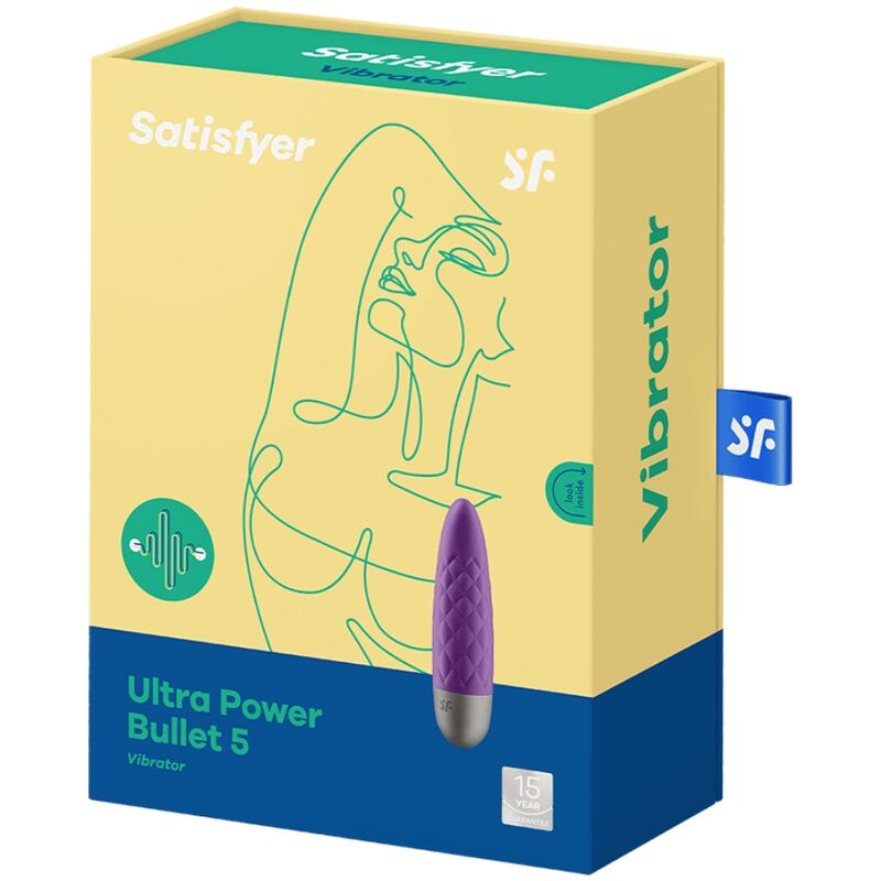 SATISFYER - ULTRA POWER BULLET 5 VIOLETT - SATISFYER VIBRATOR | Lingerie Harness Boutique
