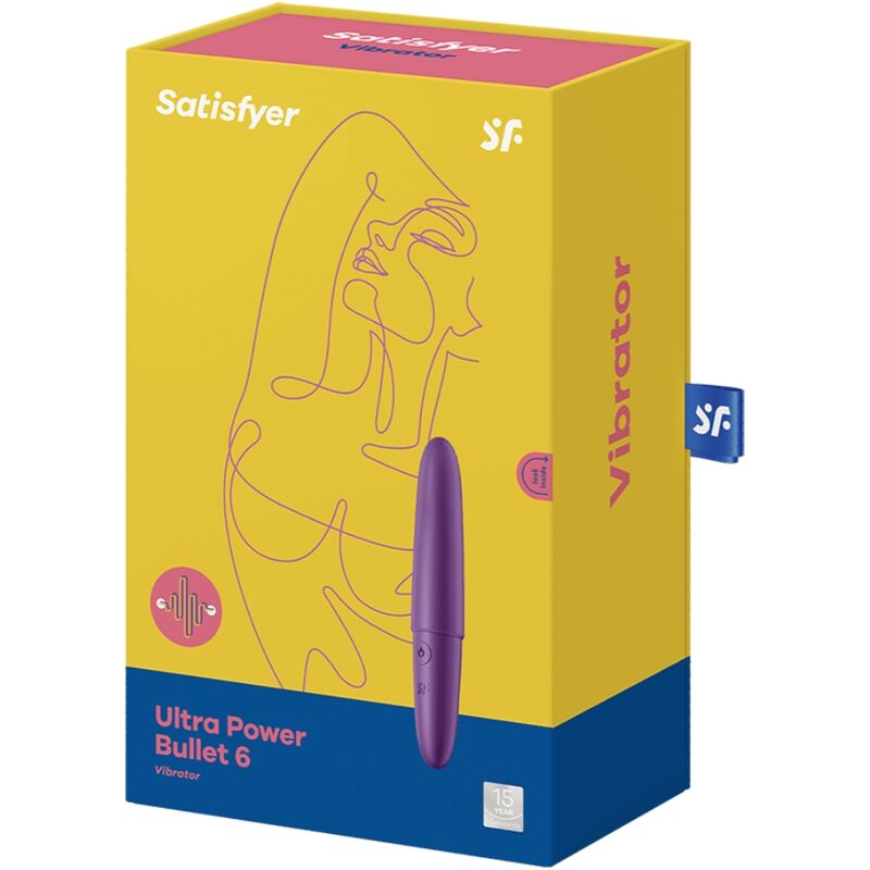 SATISFYER - ULTRA POWER BULLET 6 VIOLA - SATISFYER VIBRATOR | Lingerie Harness Boutique
