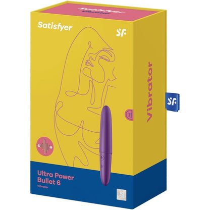 SATISFYER - ULTRA POWER BULLET 6 VIOLA - SATISFYER VIBRATOR | Lingerie Harness Boutique
