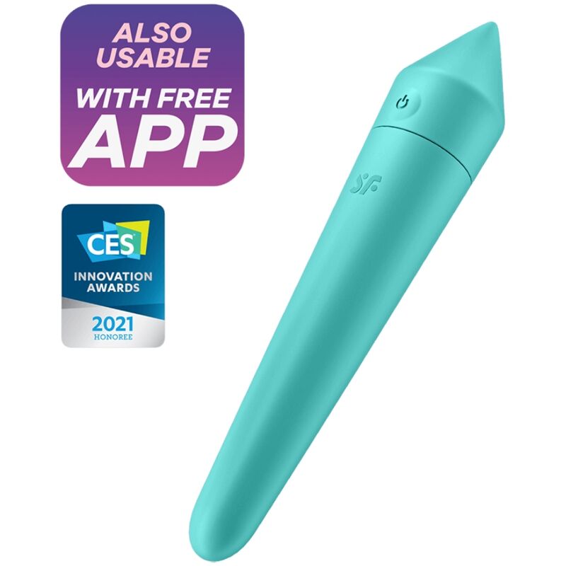 SATISFYER - ULTRA POWER BULLET 8 TURCHESE - SATISFYER CONNECT | Lingerie Harness Boutique