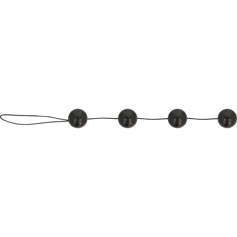 OHMAMA - SFERE ANAL CINESI NERE 170 GR - OHMAMA ANAL | Lingerie Harness Boutique