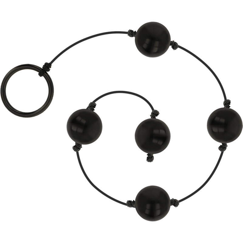 OHMAMA - MINI SFERE ANAL O VAGINALI NERE CINESI - OHMAMA ANAL | Lingerie Harness Boutique