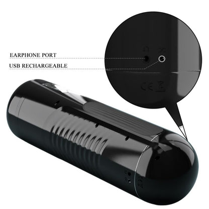 PRETTY LOVE - LORELEI MASTURBATORE MULTIFUNZIONE RICARICABILE - PRETTY LOVE MALE | Lingerie Harness Boutique