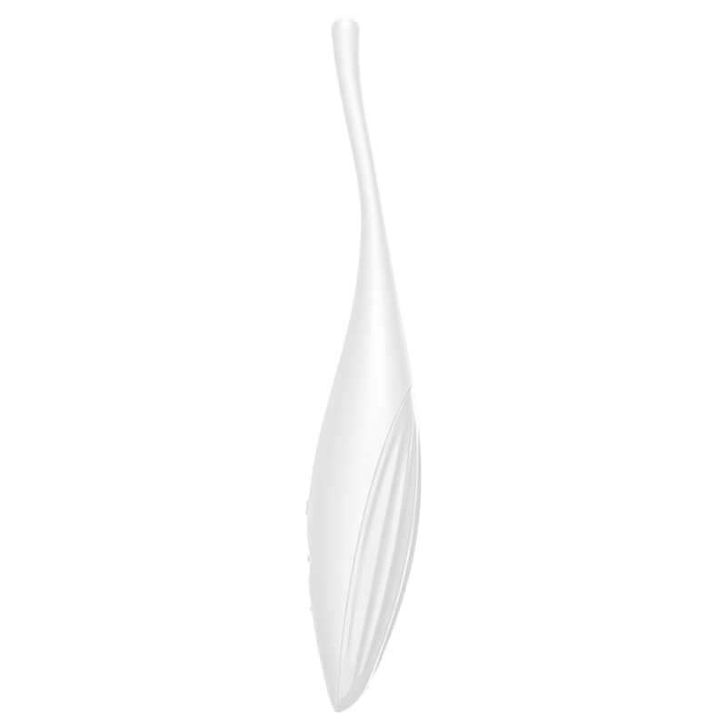 SATISFYER - VIBRATORE TWIRLING JOY CLIT TIP BIANCO - SATISFYER CONNECT | Lingerie Harness Boutique