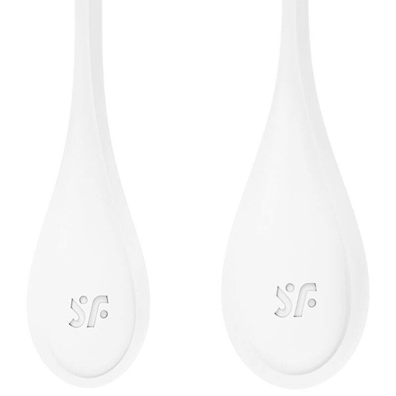 SATISFYER - SET DA ALLENAMENTO YONI POWER 1 BIANCO - SATISFYER BALLS | Lingerie Harness Boutique