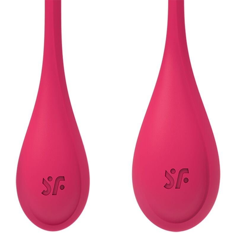 SATISFYER - SET DA ALLENAMENTO YONI POWER 1 ROSSO - SATISFYER BALLS | Lingerie Harness Boutique