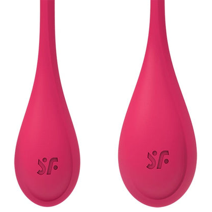 SATISFYER - SET DA ALLENAMENTO YONI POWER 1 ROSSO - SATISFYER BALLS | Lingerie Harness Boutique