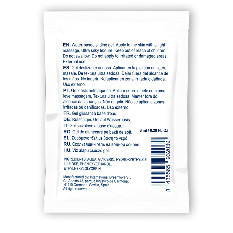 WATERFEEL - GEL SCORREVOLE NEUTRO A BASE ACQUA 6 ML - WATERFEEL | Lingerie Harness Boutique