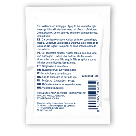 WATERFEEL - GEL SCORREVOLE NEUTRO A BASE ACQUA 6 ML - WATERFEEL | Lingerie Harness Boutique