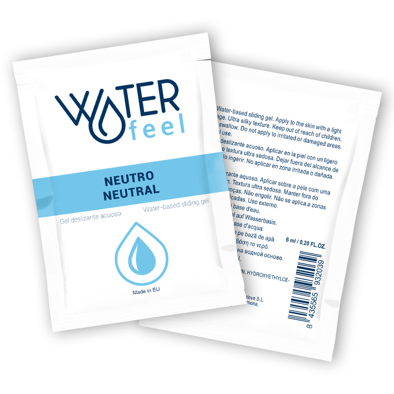 WATERFEEL - GEL SCORREVOLE NEUTRO A BASE ACQUA 6 ML - WATERFEEL | Lingerie Harness Boutique
