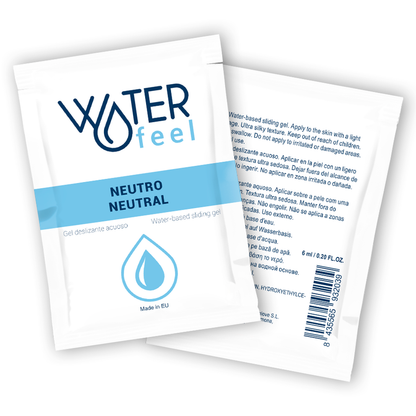WATERFEEL - GEL SCORREVOLE NEUTRO A BASE ACQUA 6 ML - WATERFEEL | Lingerie Harness Boutique