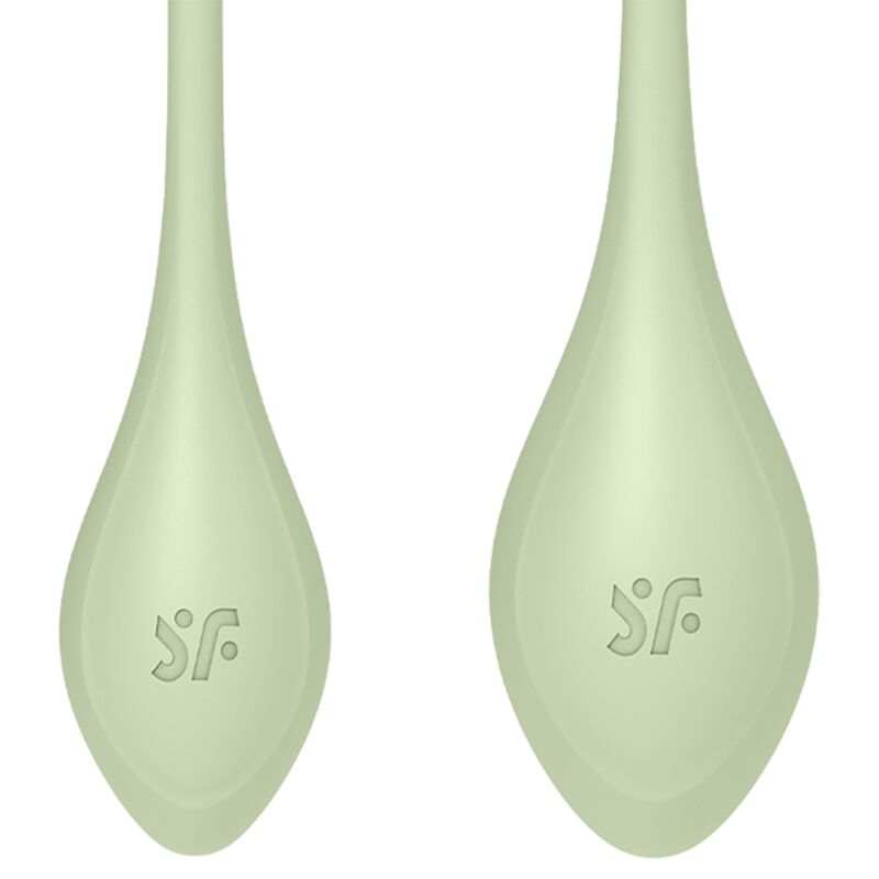 SATISFYER - SET DA ALLENAMENTO YONI POWER 2 VERDE - SATISFYER BALLS | Lingerie Harness Boutique