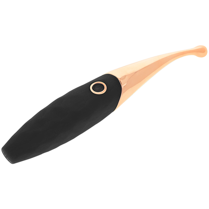 OHMAMA - RECHARGEABLE CLITORAL STIMULATOR 36 MODES BLACK-ROSE GOLD