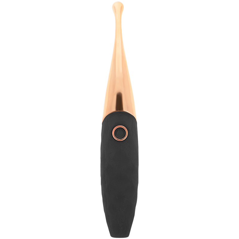 OHMAMA - RECHARGEABLE CLITORAL STIMULATOR 36 MODES BLACK-ROSE GOLD