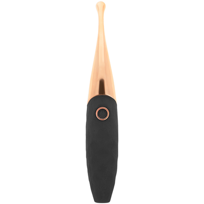 OHMAMA - RECHARGEABLE CLITORAL STIMULATOR 36 MODES BLACK-ROSE GOLD