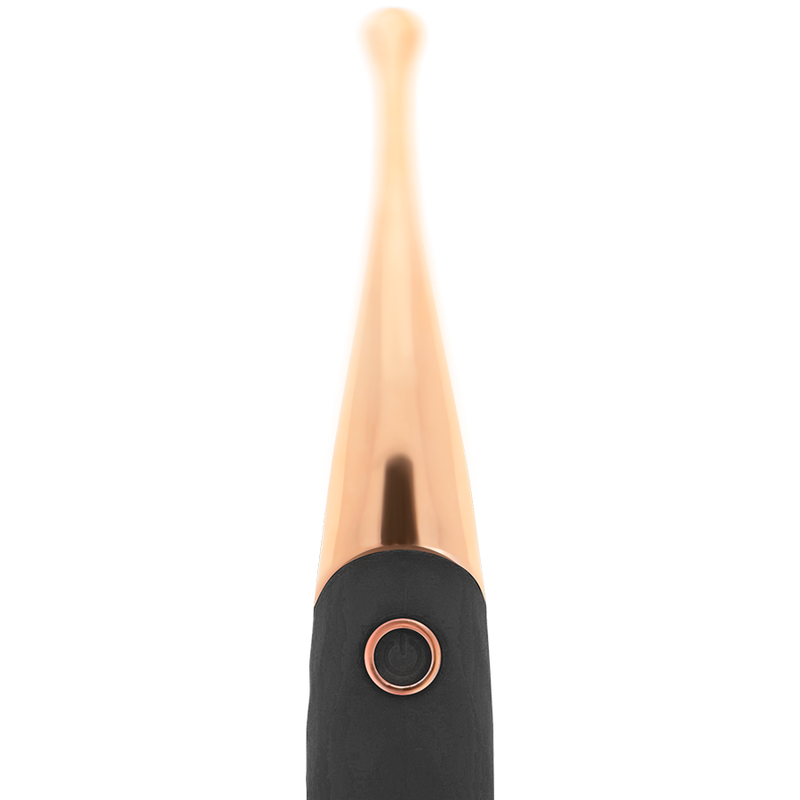 OHMAMA - RECHARGEABLE CLITORAL STIMULATOR 36 MODES BLACK-ROSE GOLD