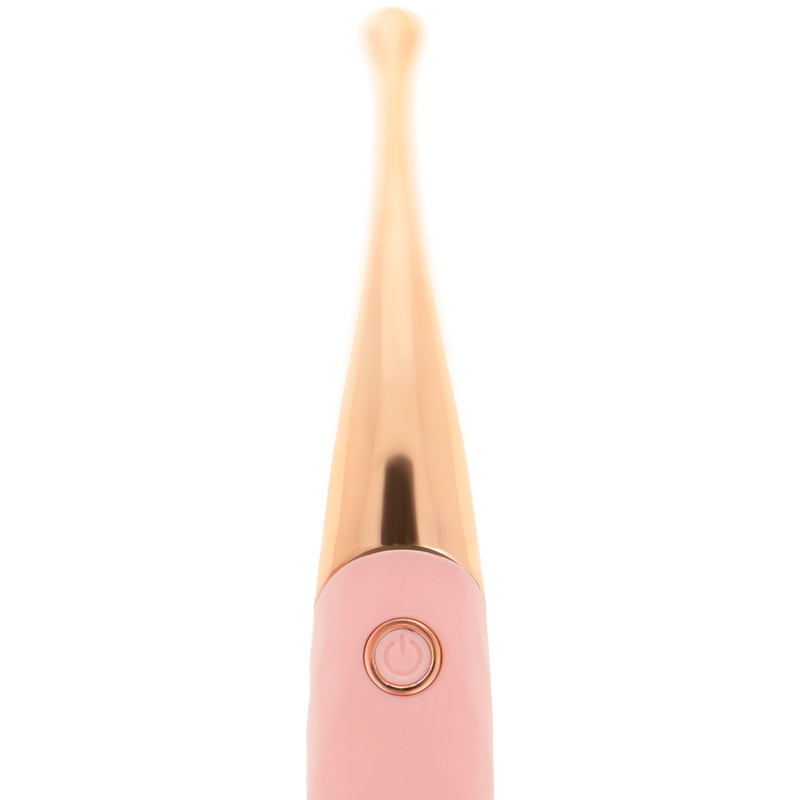 OHMAMA - STIMOLATORE CLITORIDE RICARICABILE 36 MODALITÀ ROSA-ORO ROSA - OHMAMA STIMULATING | Lingerie Harness Boutique