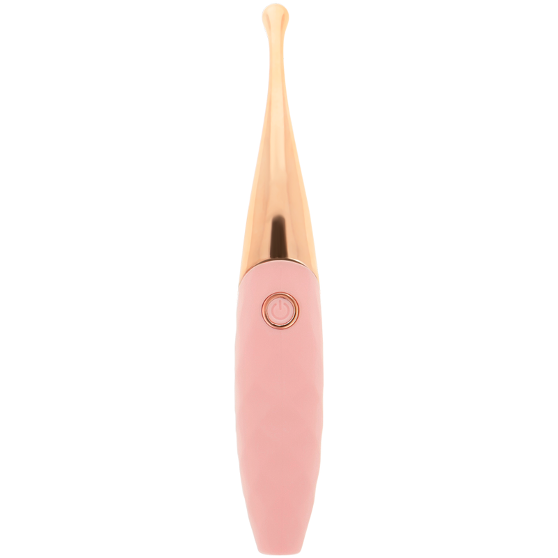 OHMAMA - STIMOLATORE CLITORIDE RICARICABILE 36 MODALITÀ ROSA-ORO ROSA - OHMAMA STIMULATING | Lingerie Harness Boutique