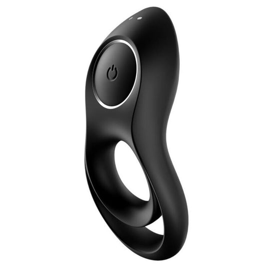 SATISFYER - VIBRATORE AD ANELLO DUO LEGGENDARIO NERO - SATISFYER RING | Lingerie Harness Boutique