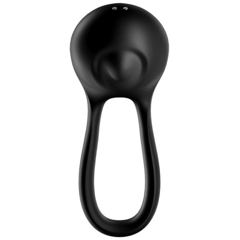 SATISFYER - MAJESTIC DUO BLACK RING VIBRATOR