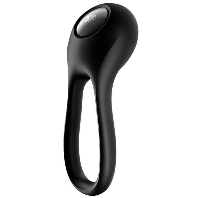 SATISFYER - VIBRATORE AD ANELLO MAJESTIC DUO NERO - SATISFYER RING | Lingerie Harness Boutique