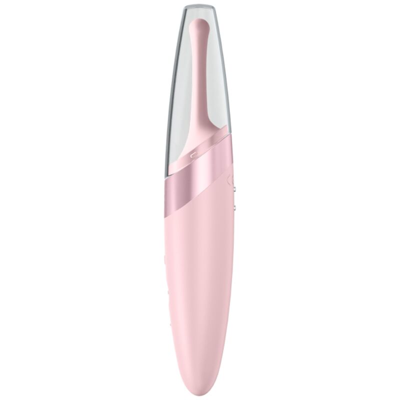 SATISFYER - VIBRATORE TWIRLING DELIGHT CLIT TIP ROSA - SATISFYER VIBRATOR | Lingerie Harness Boutique