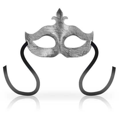 OHMAMA - MASCHERE MASCHERA FIORE DE LIS ARGENTO - OHMAMA MASKS | Lingerie Harness Boutique
