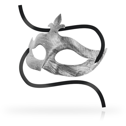 OHMAMA - MASCHERE MASCHERA FIORE DE LIS ARGENTO - OHMAMA MASKS | Lingerie Harness Boutique