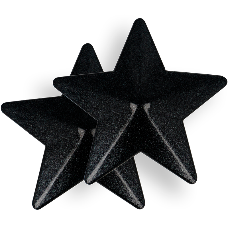 COQUETTE CHIC DESIRE - COPRI CAPEZZOLI BLACK STARS - COQUETTE ACCESSORIES | Lingerie Harness Boutique