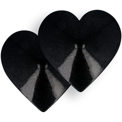 COQUETTE CHIC DESIRE - COPRI CAPEZZOLI BLACK HEARTS - COQUETTE ACCESSORIES | Lingerie Harness Boutique