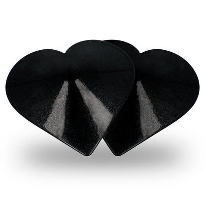COQUETTE CHIC DESIRE - COPRI CAPEZZOLI BLACK HEARTS - COQUETTE ACCESSORIES | Lingerie Harness Boutique
