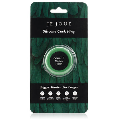 JE JOUE - ANELLO IN SILICONE VERDE - STROZZATURA MEDIA - JE JOUE | Lingerie Harness Boutique