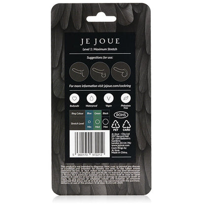 JE JOUE - ANELLO PER IL CAZZO IN SILICONE MASSIMA ELASTICIT - NERO - JE JOUE | Lingerie Harness Boutique