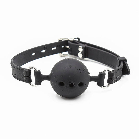OHMAMA FETISH - BALL GAG IN SILICONE TRASPIRANTE TAGLIA L - OHMAMA FETISH | Lingerie Harness Boutique