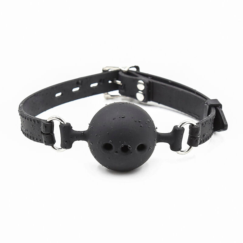 OHMAMA FETISH - BALL GAG IN SILICONE TRASPIRANTE TAGLIA L - OHMAMA FETISH | Lingerie Harness Boutique