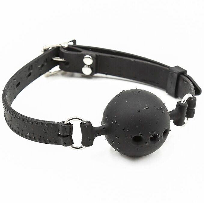 OHMAMA FETISH - BALL GAG IN SILICONE TRASPIRANTE TAGLIA L - OHMAMA FETISH | Lingerie Harness Boutique